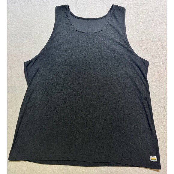 Vuori Men’s Tank Top Strato Tech Dark Grey Performance Gym Workout #V173 Size XL - Picture 1 of 5